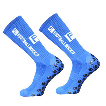 Спортни чорапи за йога на открито Бейзболни чорапи за ръгби Дишащи кръгли силиконови вендузи Grip Мъжки топъл чорап Неплъзгащи се футболни чорапи
