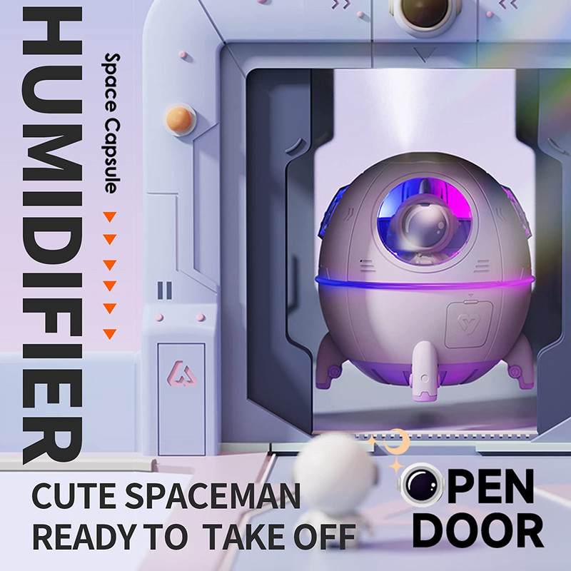 Oro drėkintuvas savotiškas astronautas USB aromaterapijos purškimo rūko mašina elektrinis vandens aromato difuzorius Humidificador buitinė