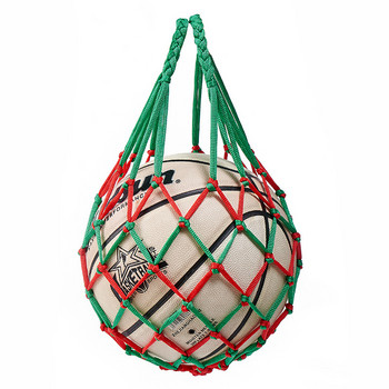 Многофункционален джоб за футболна мрежа Преносим дизайн Футбол Волейбол Найлонова чанта за съхранение Издръжлив джоб за баскетболна топка