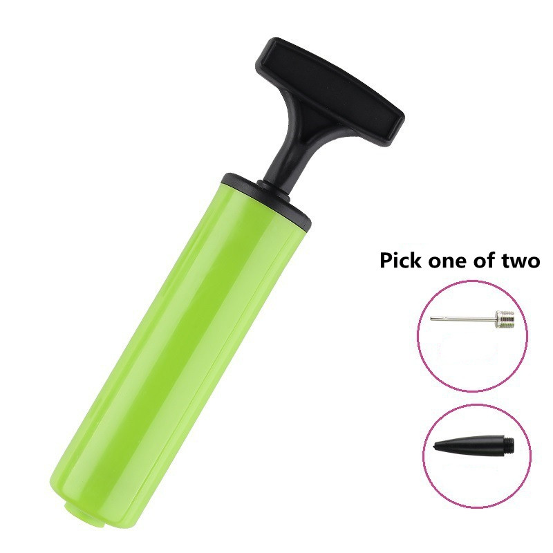 Kosárlabda futball pumpa úszógyűrű strandlabda felfújható labda gáztű Kis hordozható többfunkciós kosárlabda gáztű