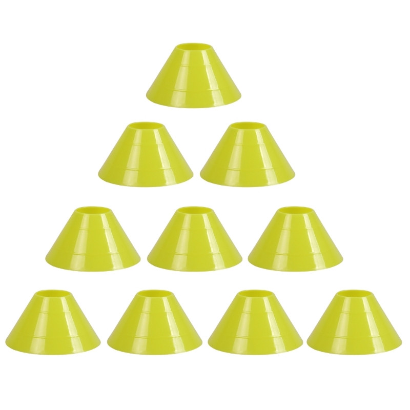 10 komada/set komplet čunjeva s diskovima Nogometni čunjevi za agilnost Bušilice čunjevi Mark disk s držačem za vježbanje sportskog nogometnog treninga