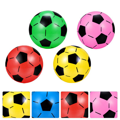 4 Pcs Inflatable Ball Kids Outdoor Gear Balls Babies Summer Balls Kids Pool Toys Plastic Soccer Equipment Accessories Pool Party