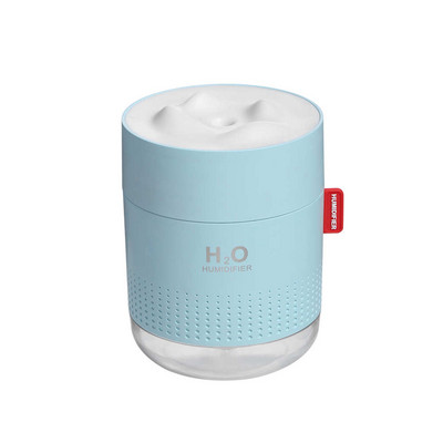 Hordozható ultrahangos párásító 500ml Snow Mountain H2O USB aroma légdiffúzor romantikus éjszakai lámpával Humidificador diffúzorral