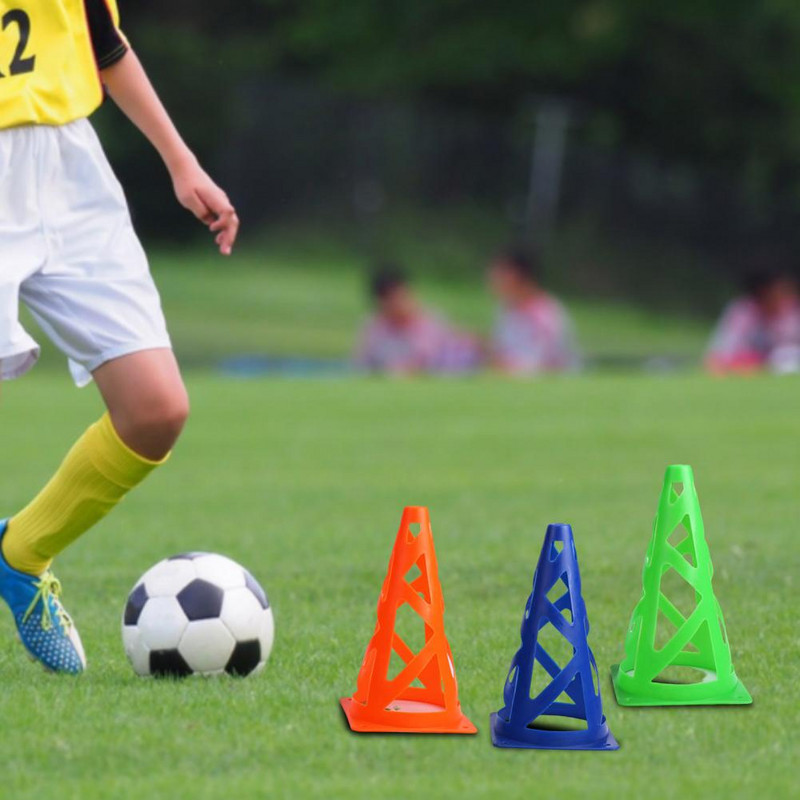 Αθλητικός κώνος Ανθεκτικό στην τριβή Κοίλο Σχέδιο Τετράγωνο πάτο 23cm Πινακίδα προπόνησης ποδοσφαίρου Κάδος προπόνησης αξεσουάρ
