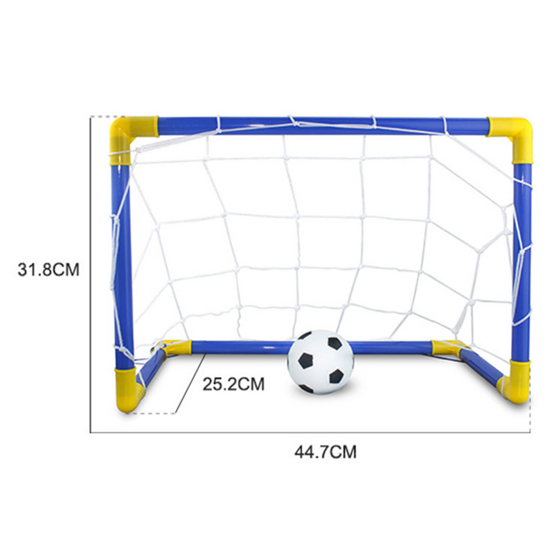 Szabadtéri sportjátékok Labdarúgás Gyerekek Futball Kapu Foci Játék Összecsukható Futball Gólok Backyard
