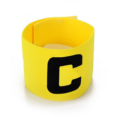 2tk Jalgpall Korvpallimärk Kapten Armban Polüester jalgpall Sport C Words Painduvad reguleeritavad mängijarihmad 4 värvi 33*7cm