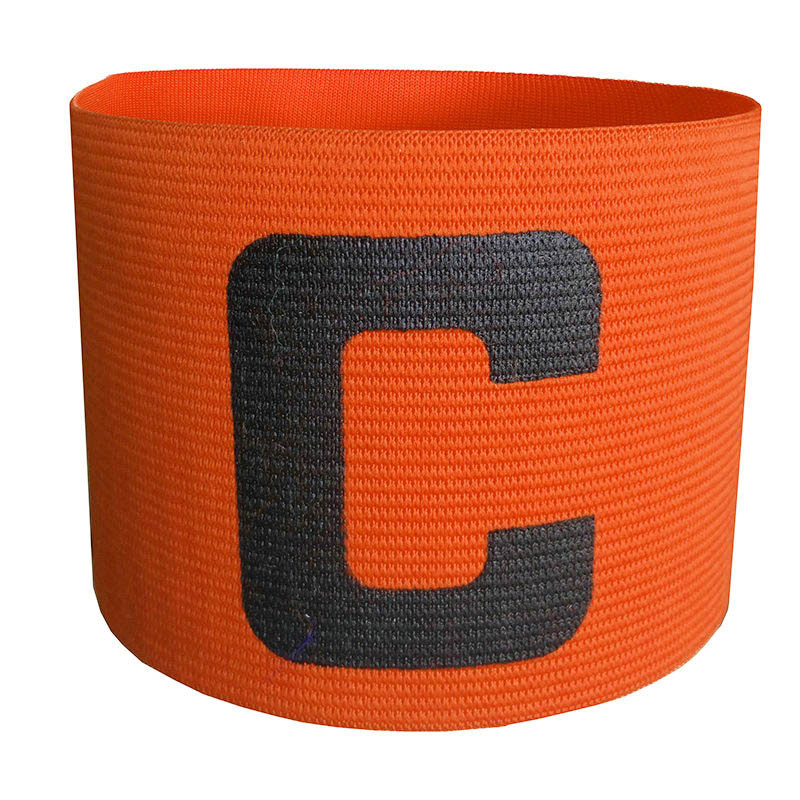 2tk Jalgpall Korvpallimärk Kapten Armban Polüester jalgpall Sport C Words Painduvad reguleeritavad mängijarihmad 4 värvi 33*7cm