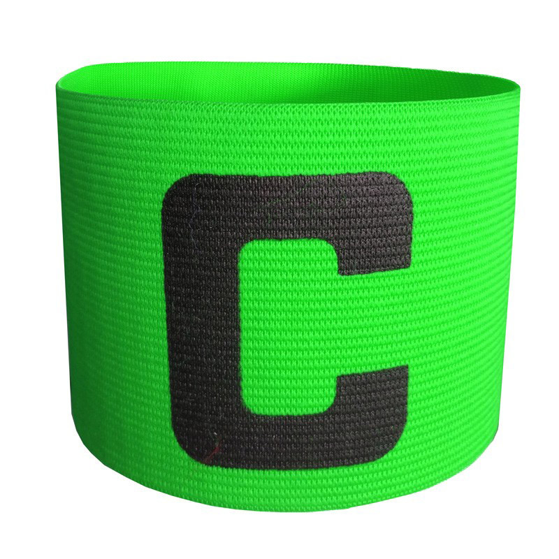 2tk Jalgpall Korvpallimärk Kapten Armban Polüester jalgpall Sport C Words Painduvad reguleeritavad mängijarihmad 4 värvi 33*7cm