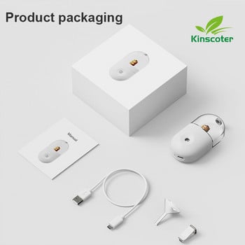 KINSCOTER Cute Cartoon Doll Car Wireless Air Humidifier Μίνι φορητός USB Mist Diffuser Purifier ως δώρο