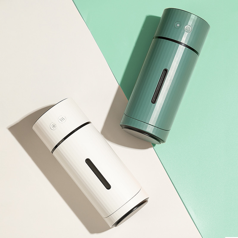 Jane párásító befúvó 50 ml/óra háztartási némító légpárásító hordozható autós diffúzor színes éjszakai fény ködkészítő