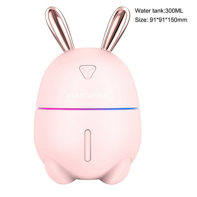 Klassikaline parfüümipudeli õhuniisutaja USB Ultraheli Cool Mist Maker LED-valgustusega auto õhupuhasti värskendaja jaoks