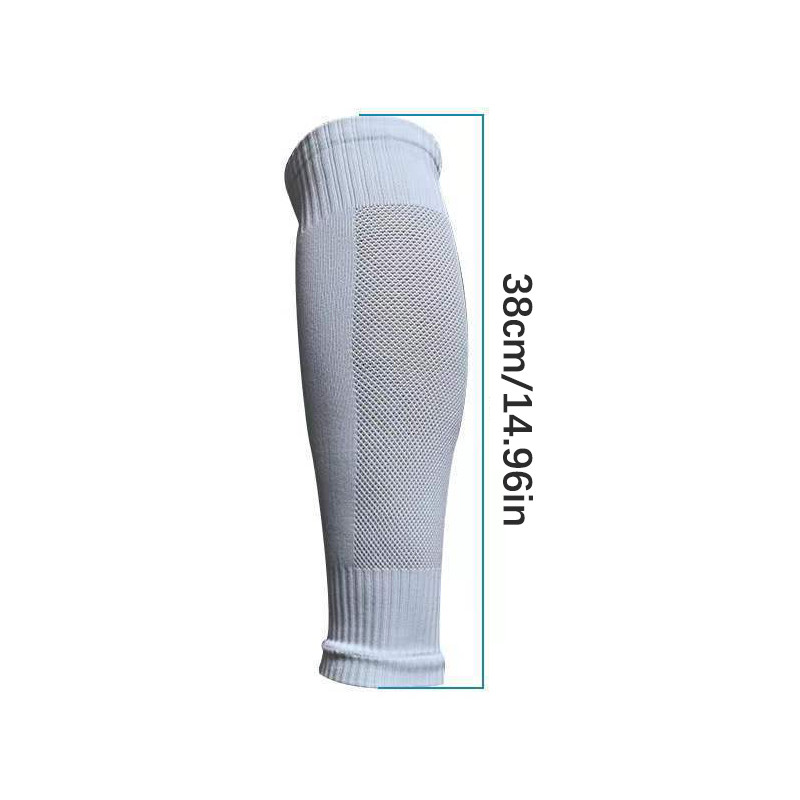 Futbolo kojinės kvėpuojančios be pėdų Profesionalios futbolo kojinės Blauzdų apsaugos fiksuotos kojų šildytuvai pėdų paketas, apsaugantis blauzdas