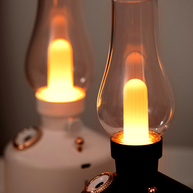 Difuzor de aromă cu umidificator de aer cu lampă retro Filterhualv cu baterie de litiu de 1200 mAh Difuzor de uleiuri esențiale Difuzor de aromă