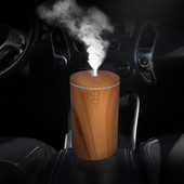 DC 5V 100ML Légpárásító Faszemcsés Ultrahangos USB Aroma Illóolaj Diffúzor Színes LED Hordozható Humidificador Autós Diffúzor