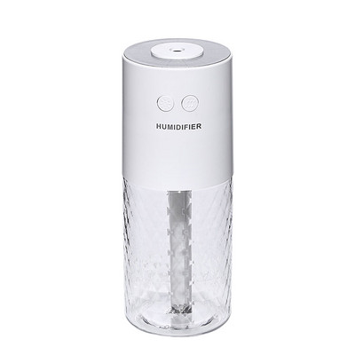 Vezeték nélküli légpárásító mini USB hordozható újratölthető párásító tisztító aromadiffúzor színes vetítőlámpával