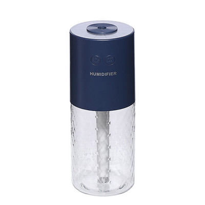 Vezeték nélküli légpárásító mini USB hordozható újratölthető párásító tisztító aromadiffúzor színes vetítőlámpával