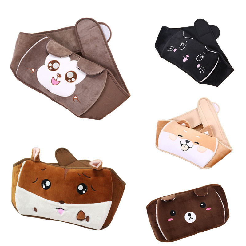 Mielas gyvūnų šiltas pliušinis maišelis juosmens dangtelis Kawaii vandens butelio diržas didelis rankų šildytuvas nešiojamas rankų šildytuvas namų šildymui