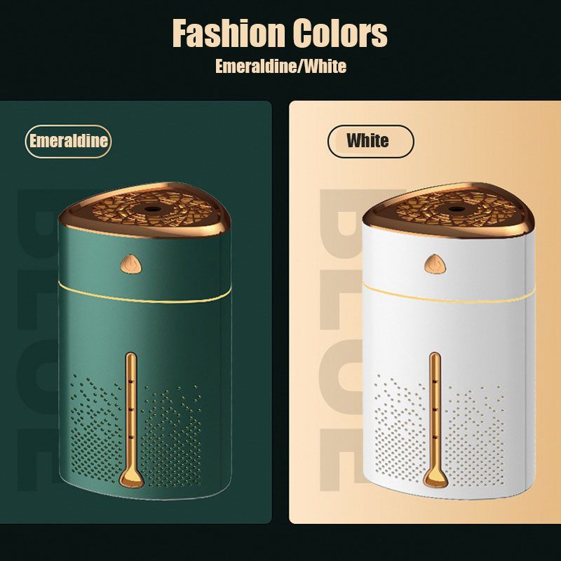 Ultrahangos légpárásító 1000MLUSB autós ködpermetező készítő ködképző LED éjszakai lámpával Otthoni irodai aroma illóolaj diffúzor