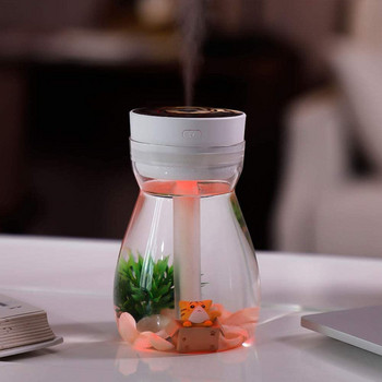 380mL Mini Diffuser Humidifier Air Yours Defus For Cars Γραφεία Υπνοδωμάτια 7 LED φώτα νύχτας