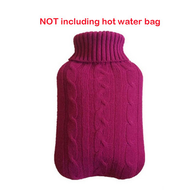 Kokybiškas megztas karšto vandens butelio dangtelis, skirtas 2 l.