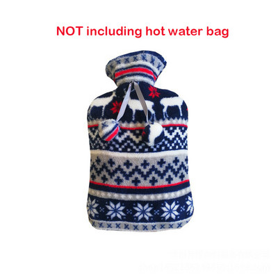 Kokybiškas megztas karšto vandens butelio dangtelis, skirtas 2 l.