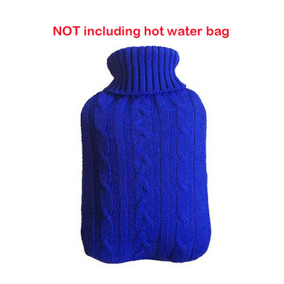 Kokybiškas megztas karšto vandens butelio dangtelis, skirtas 2 l.