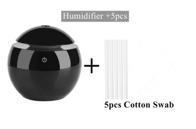 Υγραντήρας αέρα υπερήχων Διαχύτης λαδιού αιθέριου αρώματος ξύλου με ελαφρύ LED ηλεκτρικό παρασκευαστή ομίχλης αρωματοθεραπείας