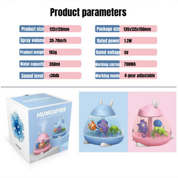 Φορητό USB Cute Pet Humidifier Aroma Perfume Diffuser Ultrasonic Home Room Fragrance Air Purifier Essential Oil Humidifier