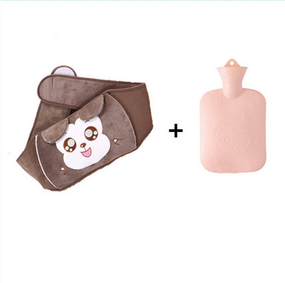 2022 m. Kawaii vandens butelio diržas, didelis rankų šildytuvas mielas gyvūnas karšto vandens butelio diržas karšto vandens maišelis karšto vandens dangčio butelio šildytuvas