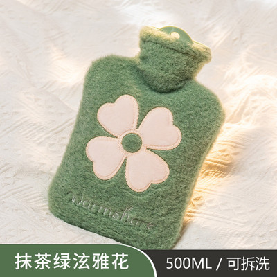 500/1000ml Mielas vandens butelis šiltas pilvas Rankos šilto vandens maišelis Rankų šildytuvas gėlių karšto vandens butelio maišelis vandens šildytuvas Bouillotte Hot