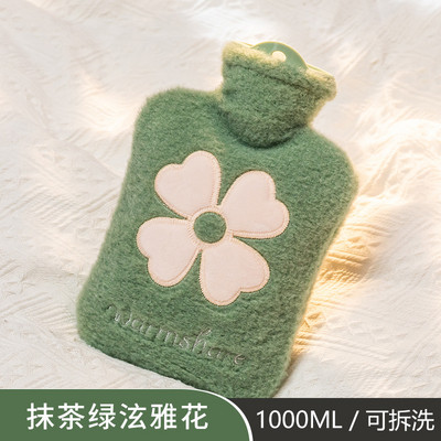 500/1000ml Mielas vandens butelis šiltas pilvas Rankos šilto vandens maišelis Rankų šildytuvas gėlių karšto vandens butelio maišelis vandens šildytuvas Bouillotte Hot