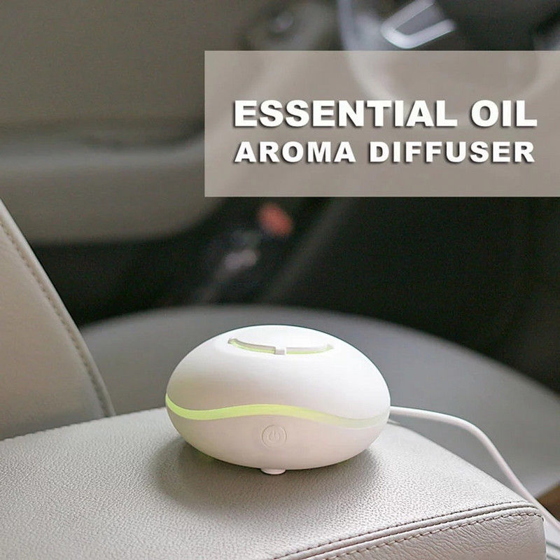 Autós aromadiffúzor USB ultrahangos hordozható mini esszenciális olaj vízmentes aromaterápiához magasabb porlasztási hatékonysággal Aranyos