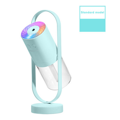 200 ml-es forgó légpárásító aromadiffúzor otthoni illóolaj diffúzor ködkészítő Fogger illatdiffúzor LED-es éjszakai fénnyel