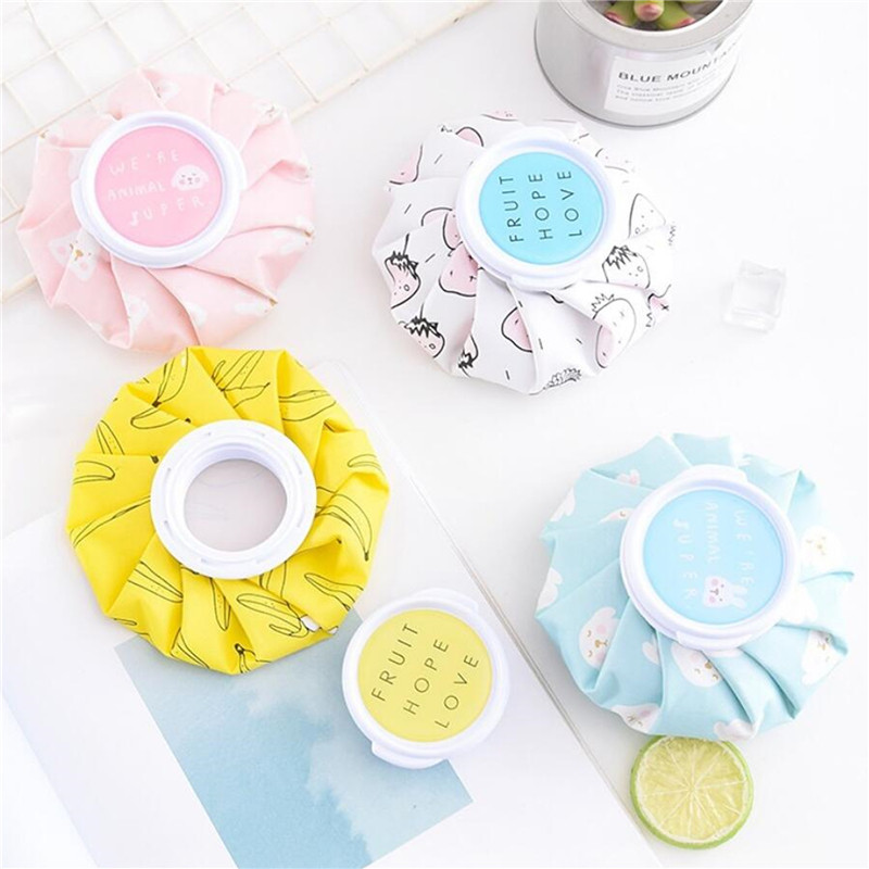 1vnt Animacinis karšto vandens butelio maišelis Dviejų naudojimo vasaros ledo maišelis Daugkartinis kelio galvos kojos skausmą malšinantis ledo maišelis Rankų šildytuvas namų apyvokos reikmenys