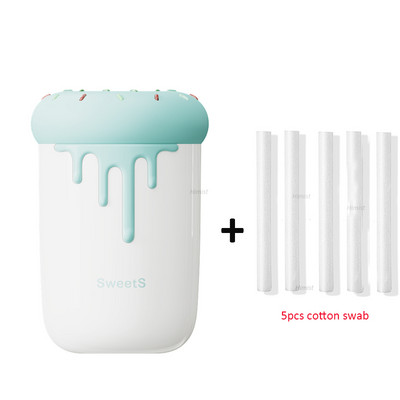 250 ml Lovely Donut légpárásító USB aromaterápiás diffúzor romantikus LED lámpával Ultrahangos mini autós vízködkészítő porlasztó