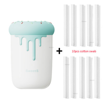 250 ml Lovely Donut légpárásító USB aromaterápiás diffúzor romantikus LED lámpával Ultrahangos mini autós vízködkészítő porlasztó