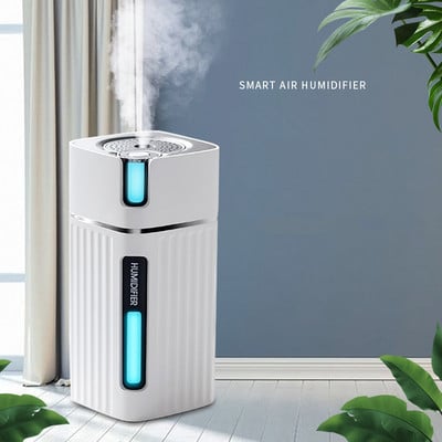 Smart Gaisa mitrinātājs Ultraskaņas Cool Mist Aroma difuzors ar krāsainu LED gaismu biroja automašīnām Umidificador Mist Maker Fogger