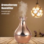 Umidificator de aer de 200 ml Difuzor de aromoterapie cu ultrasunete Mini pulverizator portabil Atomizor de ulei esențial USB cu lampă LED pentru casă