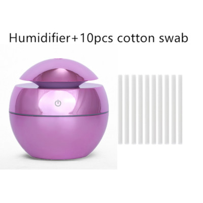 Umidificator de aer de 200 ml Difuzor de aromoterapie cu ultrasunete Mini pulverizator portabil Atomizor de ulei esențial USB cu lampă LED pentru casă
