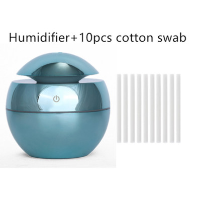 Umidificator de aer de 200 ml Difuzor de aromoterapie cu ultrasunete Mini pulverizator portabil Atomizor de ulei esențial USB cu lampă LED pentru casă