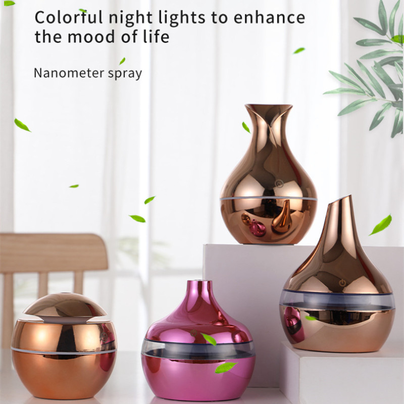 Umidificator de aer de 200 ml Difuzor de aromoterapie cu ultrasunete Mini pulverizator portabil Atomizor de ulei esențial USB cu lampă LED pentru casă