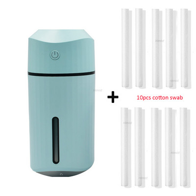 320 ml-es ultrahangos autós párásító Creative Lecai Cup USB Aroma diffúzor levegőtisztító hidratálás 7 színű éjszakai fénnyel