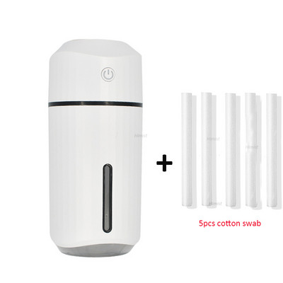 320 ml-es ultrahangos autós párásító Creative Lecai Cup USB Aroma diffúzor levegőtisztító hidratálás 7 színű éjszakai fénnyel