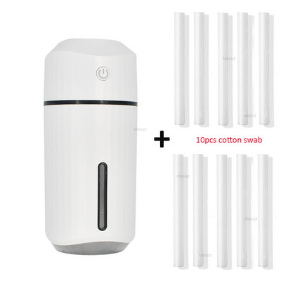 320 ml-es ultrahangos autós párásító Creative Lecai Cup USB Aroma diffúzor levegőtisztító hidratálás 7 színű éjszakai fénnyel