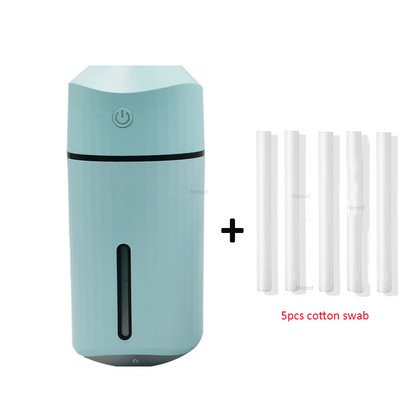 320 ml-es ultrahangos autós párásító Creative Lecai Cup USB Aroma diffúzor levegőtisztító hidratálás 7 színű éjszakai fénnyel