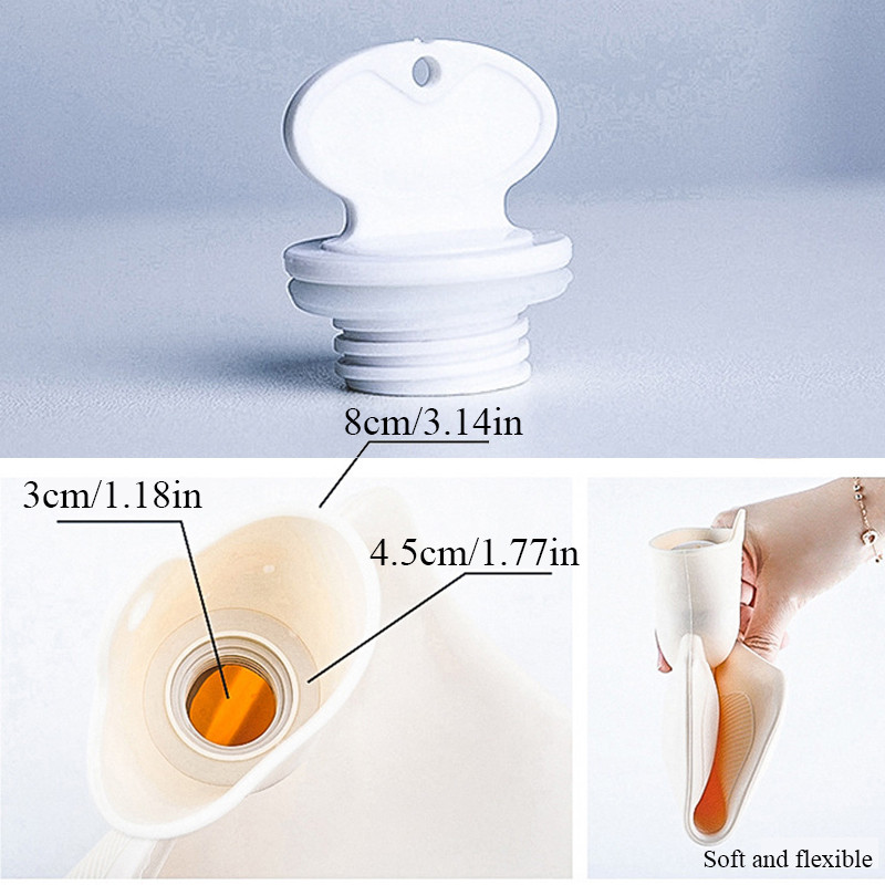 Nyúl vizes táska forró vizes palack 300/500/1000 ml puha fedelű téli hordozható, meleg, aranyos formájú kézmelegítő kellékek