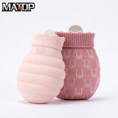 Φορητό μπουκάλι ζεστού νερού Χρώμα χοντρό νερό ζεστό αξεσουάρ Νερό Τυχαίες σακούλες Hot bottle Rubber Color House