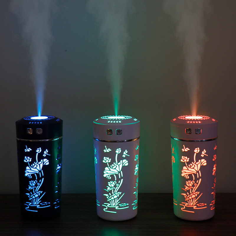 260ML Υγραντήρας USB Καθαριστής αέρα Μονό ακροφύσιο Διαχύτης ψυχρού αρώματος αιθέρια έλαια Υγραντήρες Foy Home Car Office