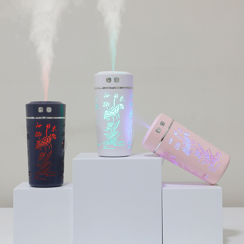 260ML Υγραντήρας USB Καθαριστής αέρα Μονό ακροφύσιο Διαχύτης ψυχρού αρώματος αιθέρια έλαια Υγραντήρες Foy Home Car Office