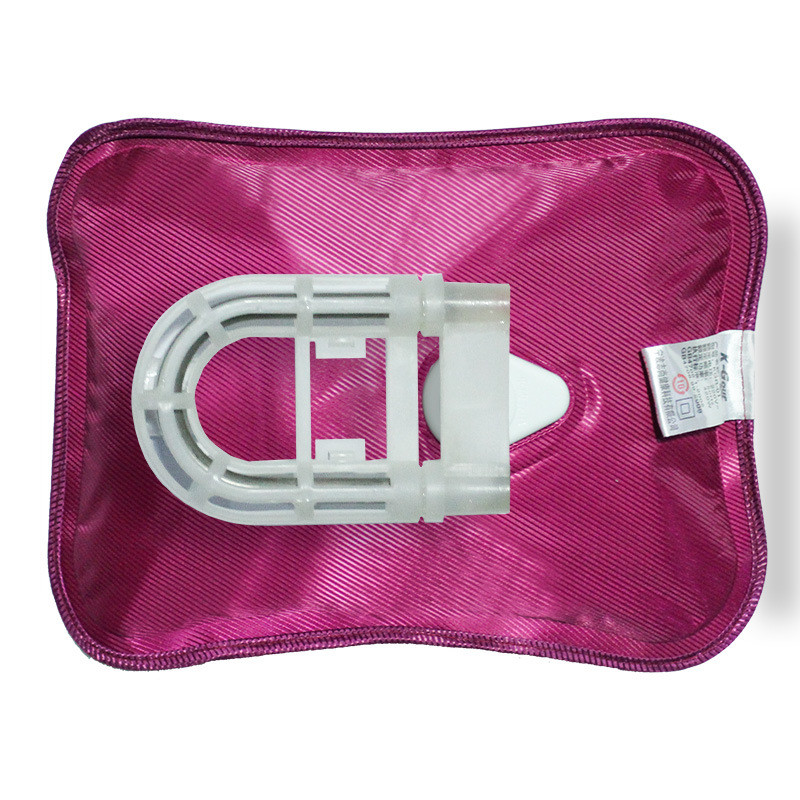 Μπουκάλι ζεστού νερού 220V Ηλεκτρική φόρτιση Τσάντα ζεστού νερού Χειμερινή Θερμοκρασία χεριών Γυναικεία Θερμότερη τσάντα που γεμίζει νερό Mercerizing EU Plug